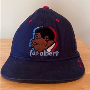 Vintage Platinum FUBU Fat Albert fitted hat